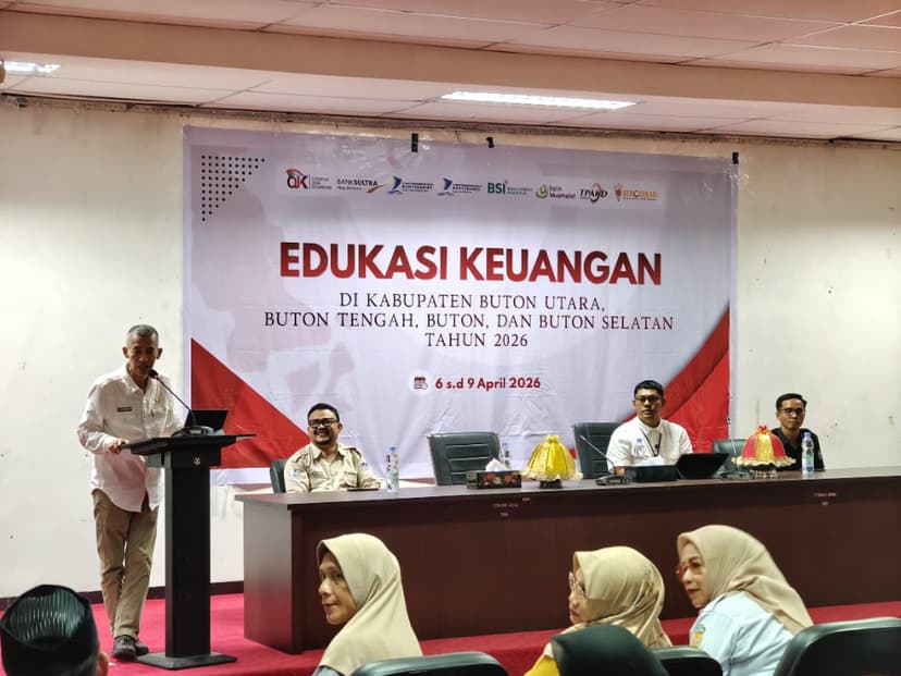 Sekda Buton Apresiasi OJK Sultra Gelar Edukasi Keuangan, Ingatkan Warga Waspadai Investasi Ilegal