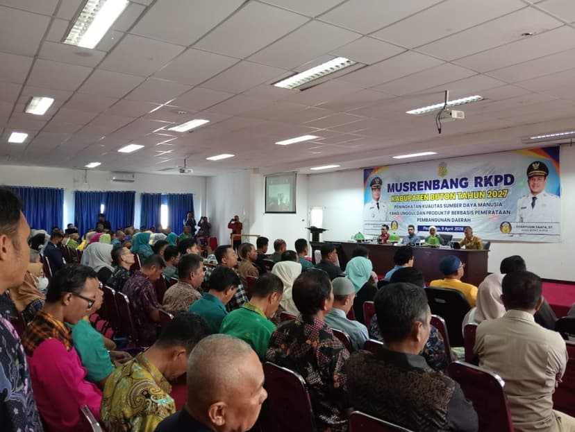 Buka Musrenbang RKPD 2027, Bupati Buton Tekankan Optimalisasi Aspal Buton dan Revitalisasi Infrastruktur Strategis