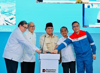Presiden Prabowo Subianto Resmikan Groundbreaking Proyek Hilirisasi Nasional Tahap II Senilai Rp116 Triliun