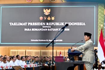 Prabowo Beri Taklimat kepada 1.500  Komandan Satuan TNI di Unhan, Tekankan Soliditas dan Sinergi Nasional