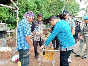 Jumaruddin Sulap Sampah Plastik Menjadi Bahan Bakar, Wakil Bupati Beri Apresiasi Tinggi